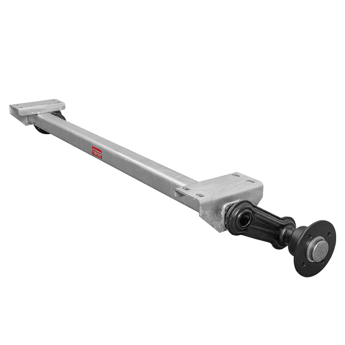 Вісь торсіонна безгальмівна Knott  VG 7-L, B=1900, С=2350, 98×4, 750 кг (кутий важіль)