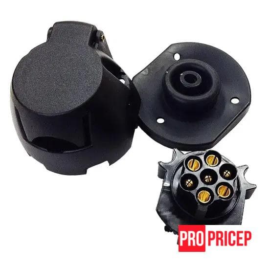 Розетка на причіп 7 контактна FRISTOM 7 PIN 12V