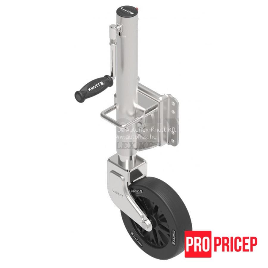Гвинтове опорне колесо Knott Autoflex TK51-210/50 M 150 кг з хомутом 6D7983.001