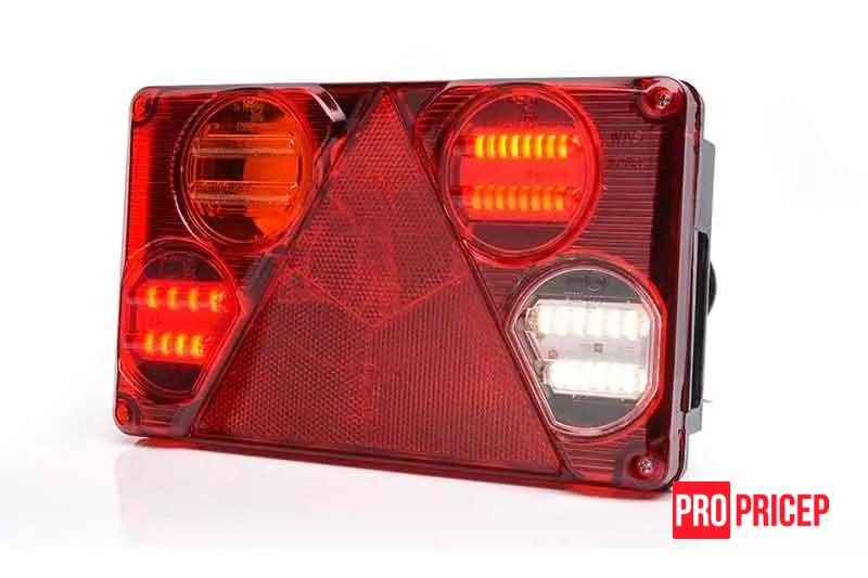 Ліхтар задній на вантажівку гібридний WAS 800 W70dżL лівий