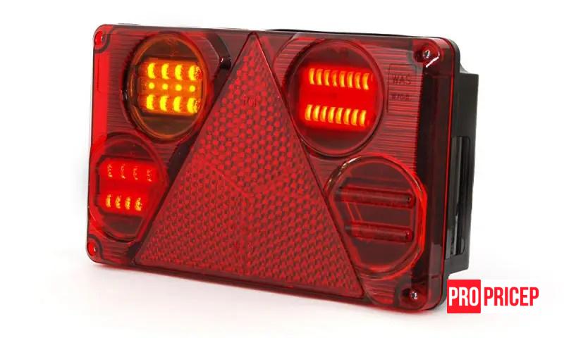 Ліхтар задній багатофункціональний світлодіодний WAS 393 W70DL лівий