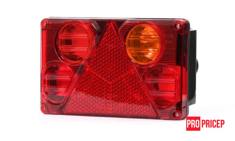 Ліхтар задній на причіп WAS 388а W70P правий з протитуманним світлом